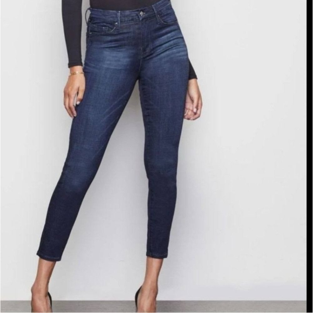 Good American (Good Waist Cropped Split Hem)